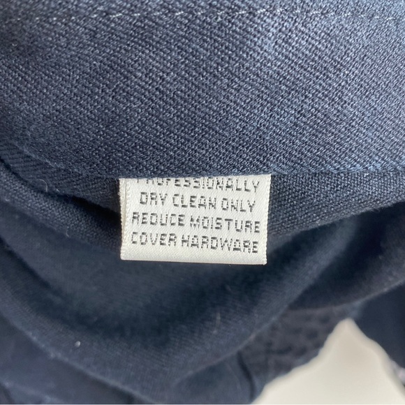 St. John Sport by Marie Gray Black Zip Up Bomber Jacket White Stitching Trim P - Picture 8 of 8